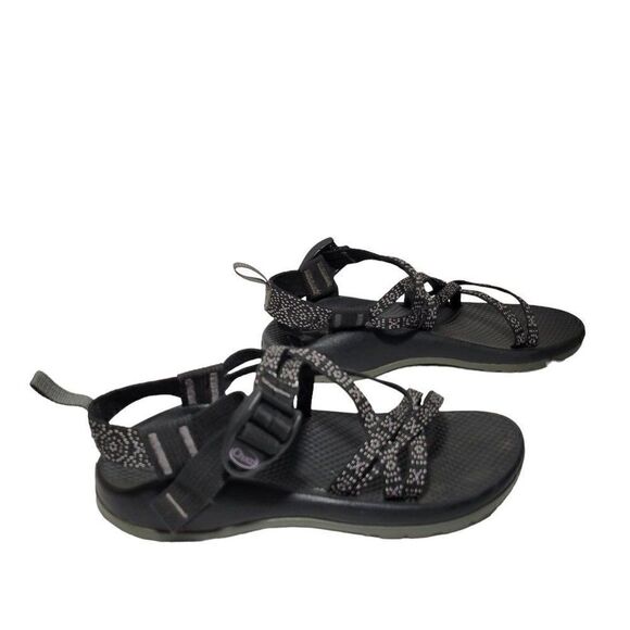 Chaco ZX1 Hugs And Kisses Strappy EcoTred Sandals Youth Size 3 Big Kids Black - Picture 2 of 12